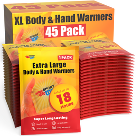 Extra Large Body and Hand Warmers 45 Pack